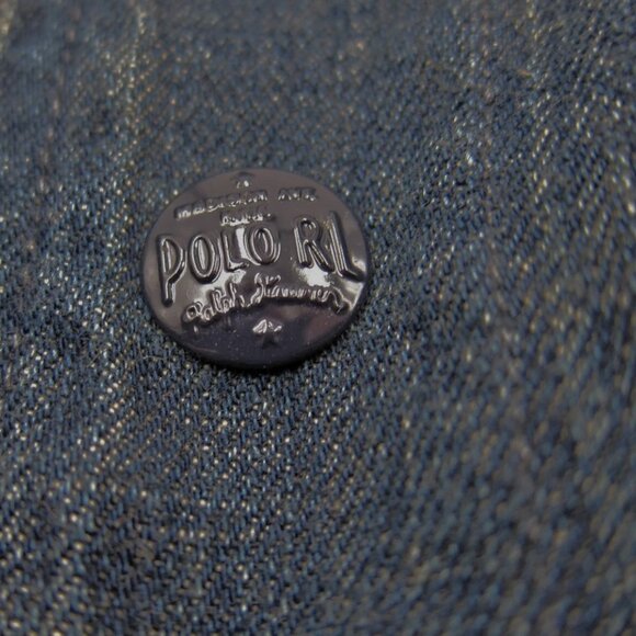 NEW Polo Ralph Lauren St Andrews Denim Varsity Jacket!  S XL  Big POLO on Front - Picture 6 of 6
